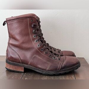 Wolverine 1000 Mile Brown Leather Lace Up Boots Mens size 11 D